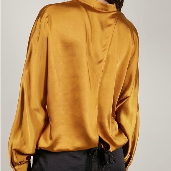 FRNCH – Satin Tie Back Blouse - Picture 8 of 10